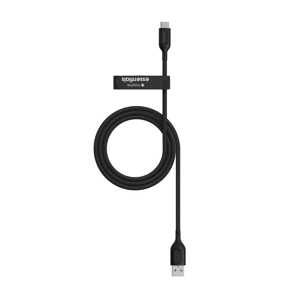 Cable Mophie essential trenzado USB-A a Lightning 12w 1m 2