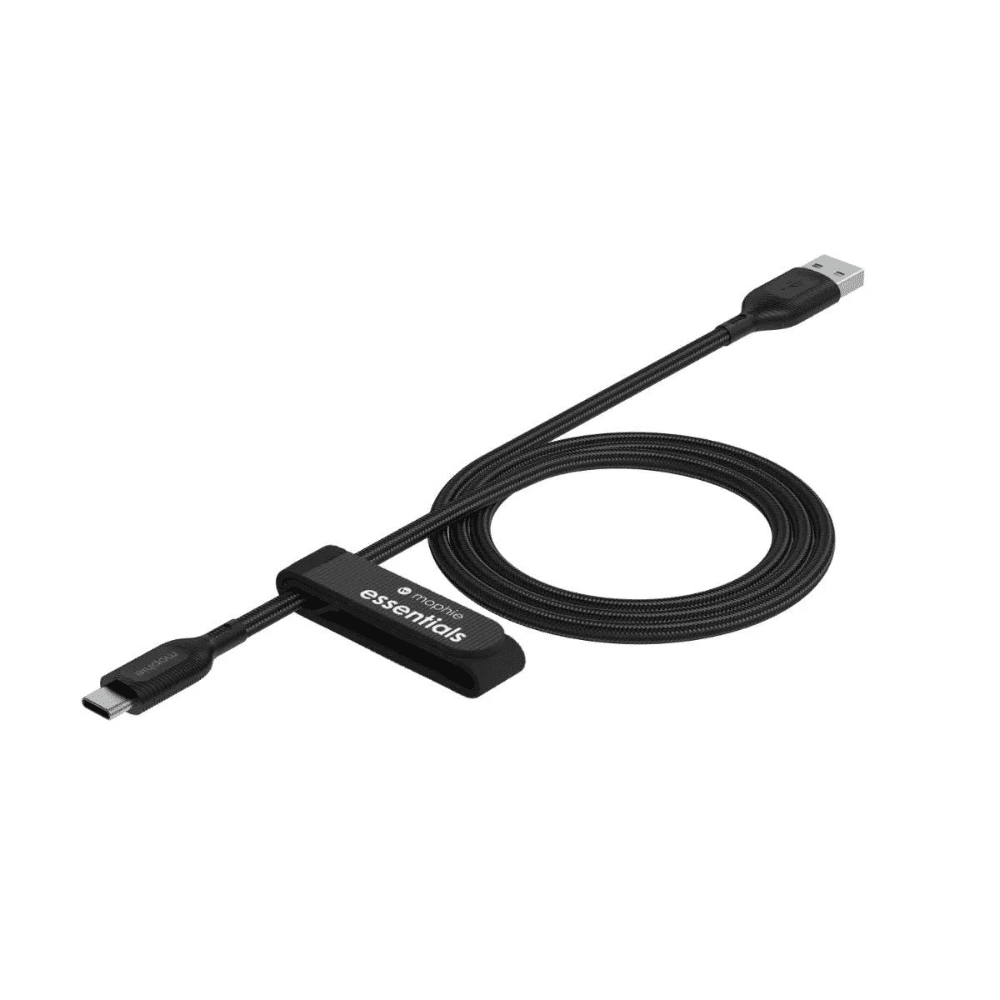 Cable Mophie essential trenzado USB-A a Lightning 12w 1m 3